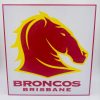 Brisbane Broncos NRL LED Sign Light - Mancave Garage Sign