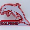 Redcliffe Dolphins NRL LED Sign Light - Bar, Mancave & Garage Sign