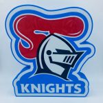 Newcastle Knights NRL LED Light Box Sign - Bar, Mancave or Garage