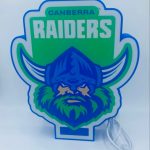 Canberra Raiders NRL LED Light Box Sign - Man Cave or Bar