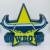 North Queensland Cowboys NRL LED Light Box/Sign - Perfect for Mancave or Bar!