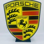 Porsche LED Light Box Sign - Mancave, Bar, Garage