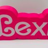 Personalised Barbie Night Lights with your Childs Name