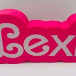 Personalised Barbie Night Lights with your Childs Name