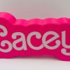 Personalised Barbie Night Lights with your Childs Name - Image 3