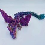 Rainbow Winged Crystal Dragon -  Fidget, Sensory Toy for Children