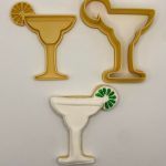 Margarita Martini Glass Cookie Cutter & Stamp - Sugar Cookie - Multiple sizes