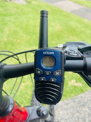 Push Bike UHF Radio Walkie Talkie Mount - Great for Camping - Oricom, Uniden