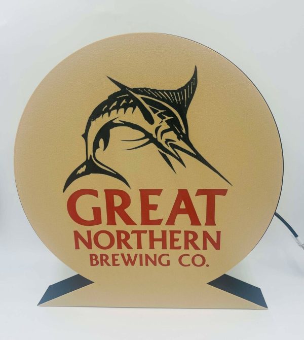 Great Northern Beer USB LED Light Box Sign - Mancave Garage Bar