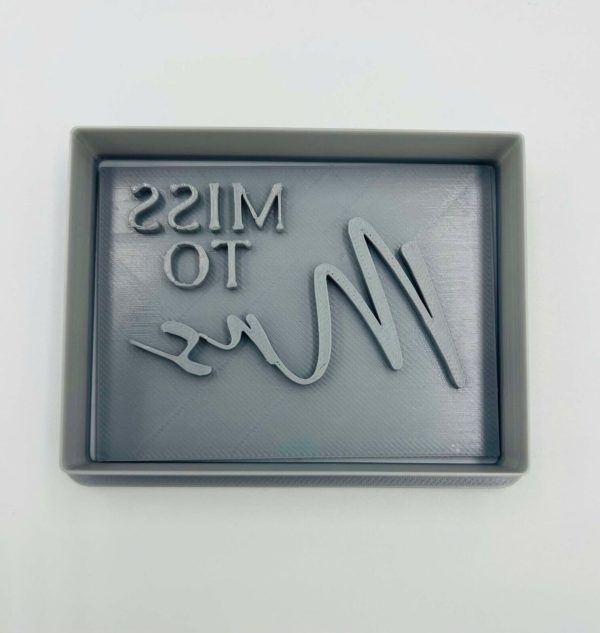 Miss to Mrs Cookie Cutter & Stamp - Sugar Cookie - Multiple sizes Wedding
