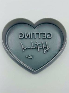 Getting Hitched Cookie Cutter & Stamp - Sugar Cookie - Multiple sizes - Hens