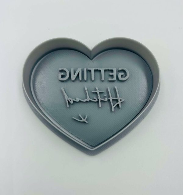 Getting Hitched Cookie Cutter & Stamp - Sugar Cookie - Multiple sizes - Hens