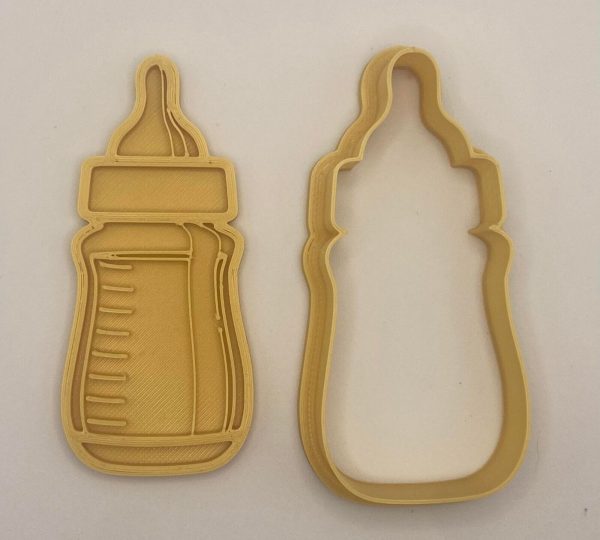 Baby Bottle Cookie Cutter & Stamp - Sugar Cookie - Multiple sizes